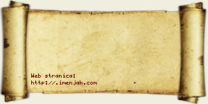 Una Jaćimović vizit kartica